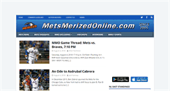 Desktop Screenshot of metsmerizedonline.com